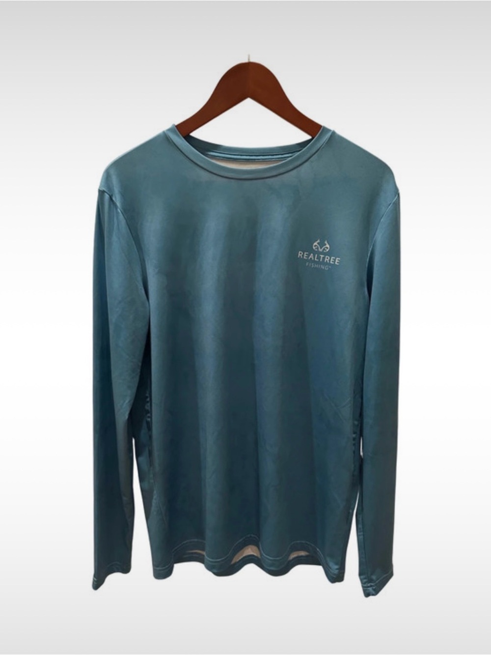 Realtree Long-Sleeve Performance Shirt Blue - Men’s M